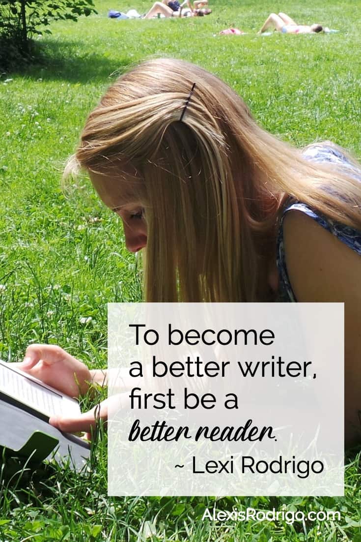 How to become a better writer - read better quote