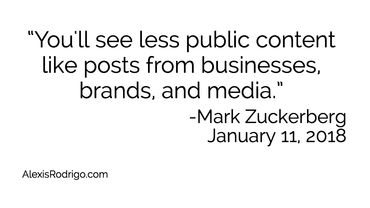 Mark Zuckerberg January 11 Post