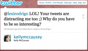 Kelly Mccausey Twitter Testimonial