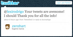 Zerohart Twitter Testimonial