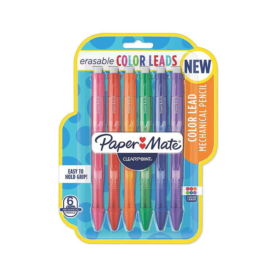 Paper Mate Clearpoint Color Lead Mechanical Pencils