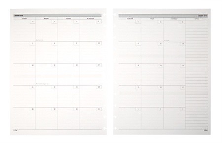 TUL Discbound Calendar Pages