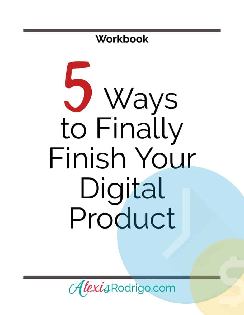 Finish Your Digital Product Workbook