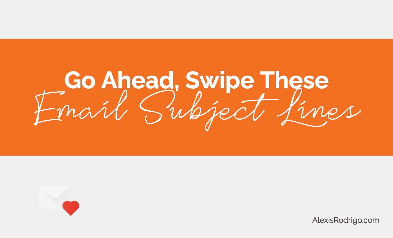 email subject lines swipe file